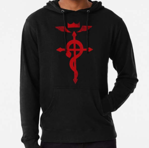 Alchemist Red Logo Hoodie For Anime Fans