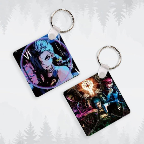 Arcane Keychain For Anime Fans (Pack Of 2)