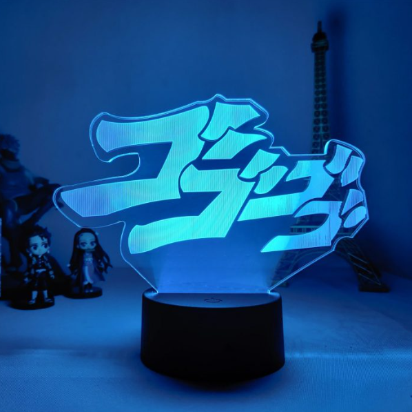 JoJos Bizarre Logo Illusion Lamp