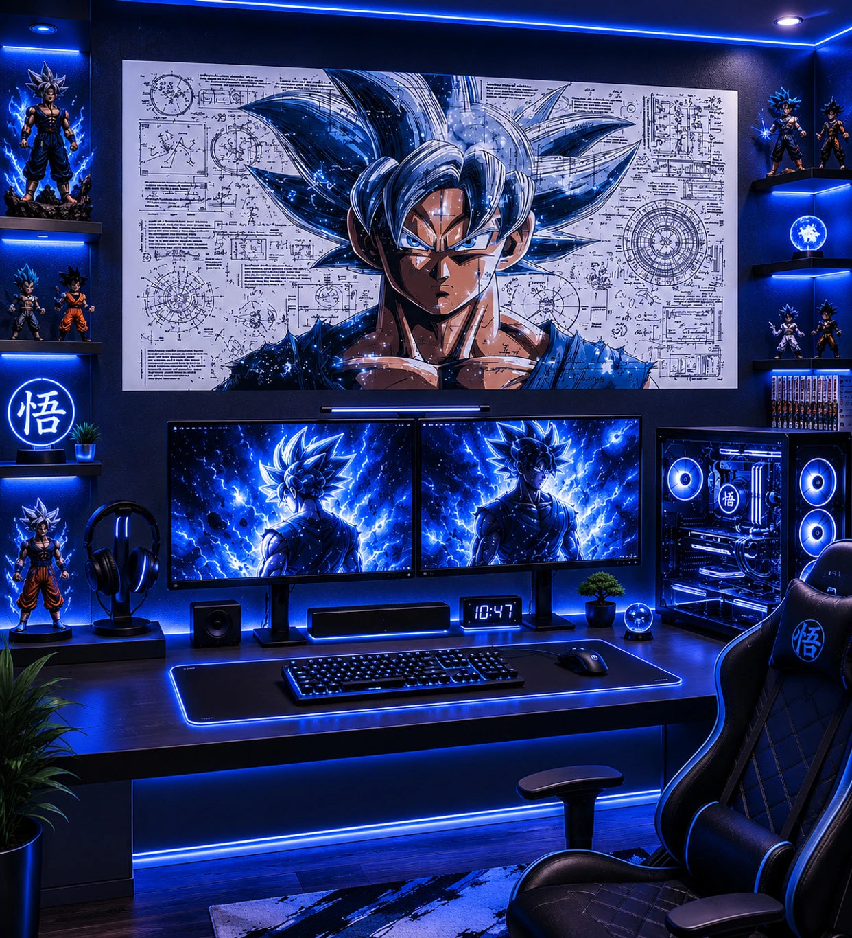 Goku Ultra Instinct Blueprint AC Sticker | Dragon Ball Super Vinyl Decal