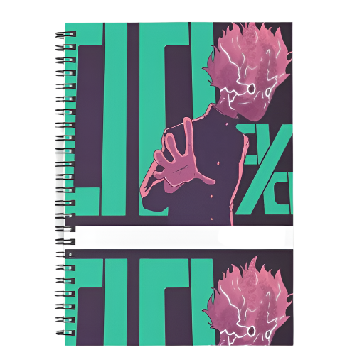 Mob Psycho 100 Notebook For Anime Fans