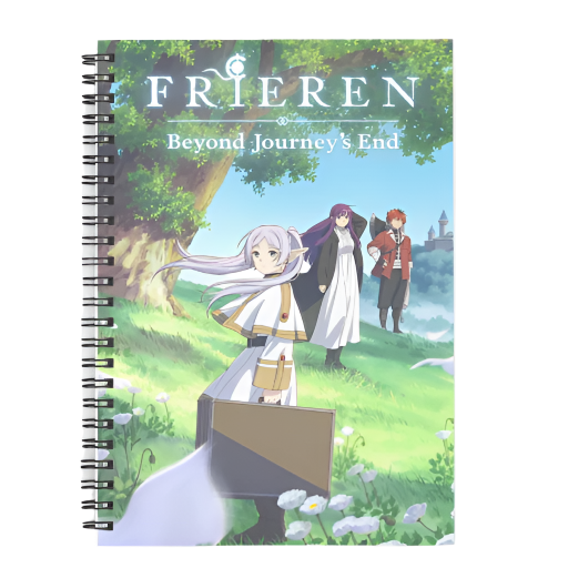 Frieren Journey Notebook For Anime Fans