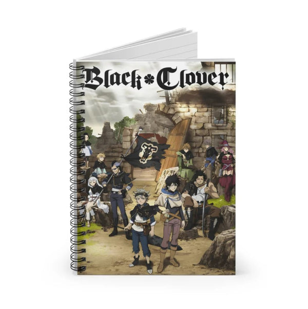 Black clover Spiral Notebook For Anime Fans