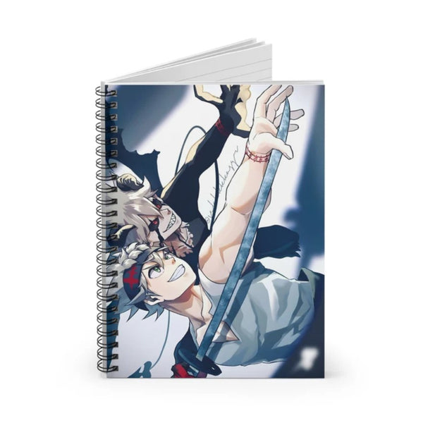 Anime Asta Notebook For Black Clover Fans