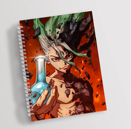 Dr. Stone Notebook For Anime Fans