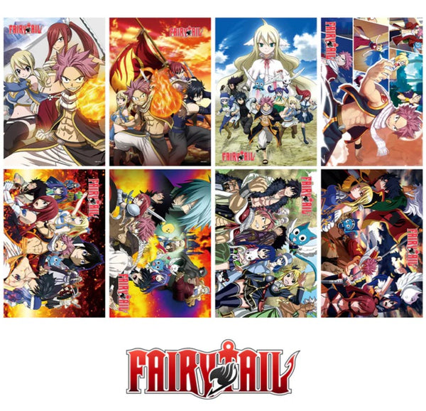 Fairy Tail Heroes Posters (Pack Of 8)