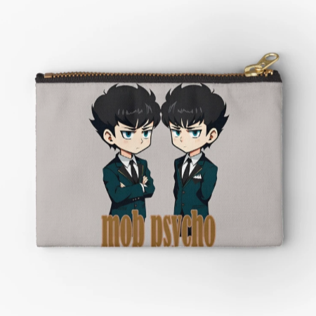 Mob Psycho Zipper Pouch For Anime Fans