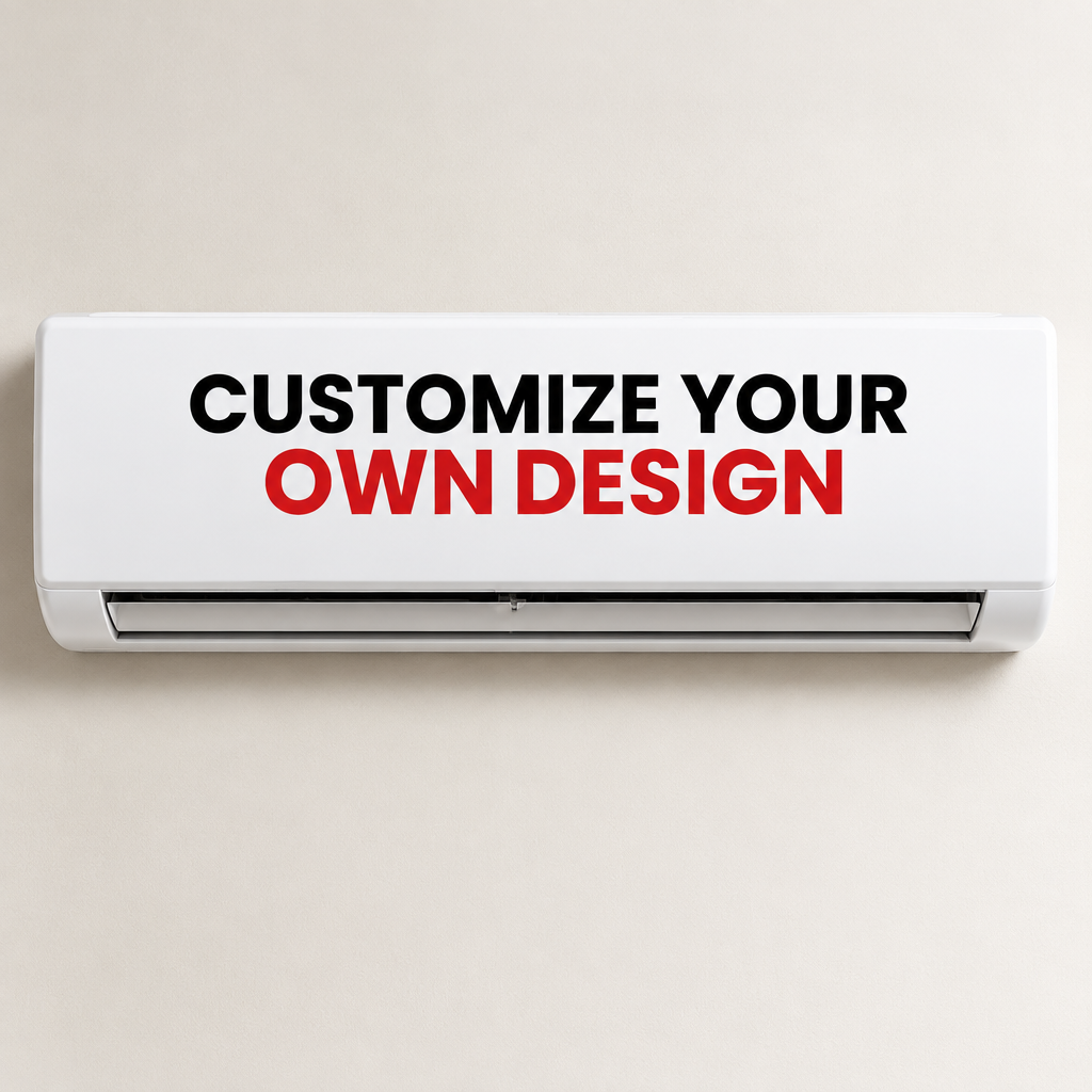 Customize Your Own AC Sticker | Custom Split AC Vinyl Decal