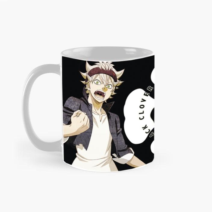 black clover coffee mug