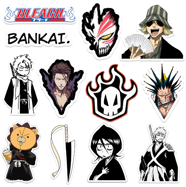 Bleach Sticker Sheet For Anime Fans