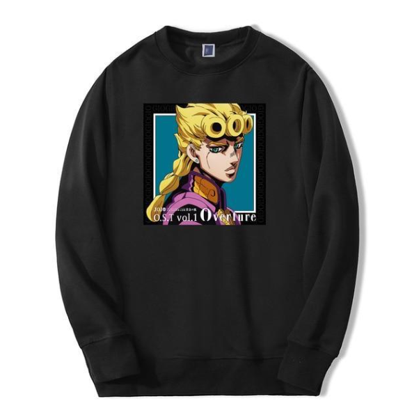 Giorno Giovanna Sweat Shirt For Anime Jojo's Fans