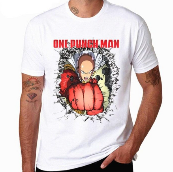 Furious Saitama T-Shirt For Anime One Punch Fans