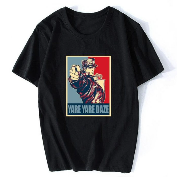 Kujo's Power T-Shirt For Anime Jojo's Adventure Fans