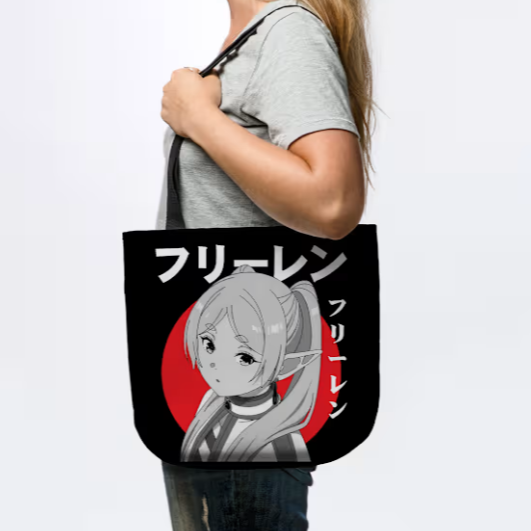 Anime Frieren Tote Bag For Japanese Manga Fans