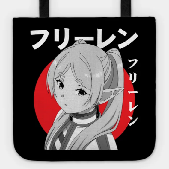 Anime Frieren Tote Bag For Japanese Manga Fans