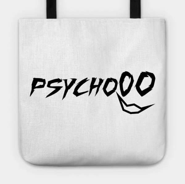 Psycho Tote Bag For  Anime Mob Fans