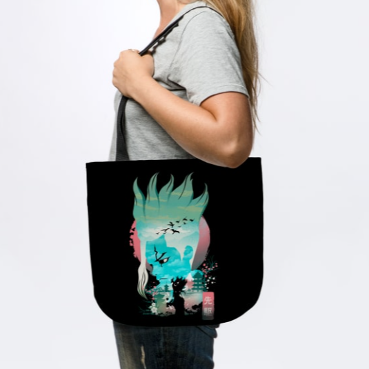 Elite Senku  Tote Bag For Anime Dr. Stone Fans