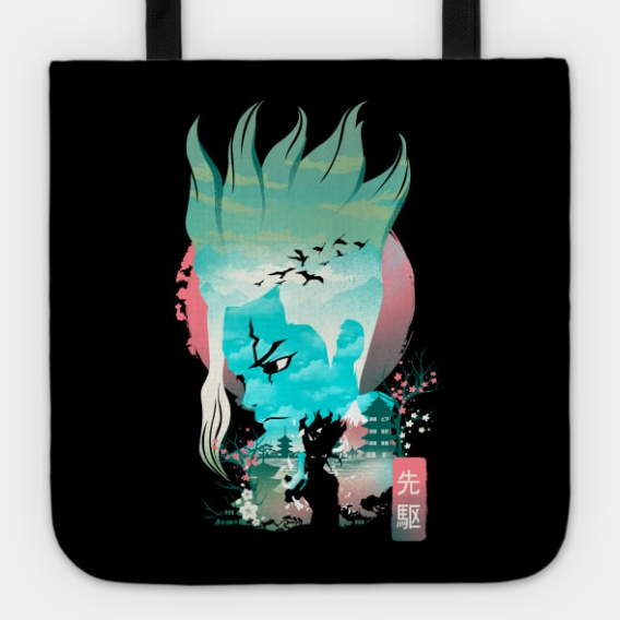 Elite Senku  Tote Bag For Anime Dr. Stone Fans