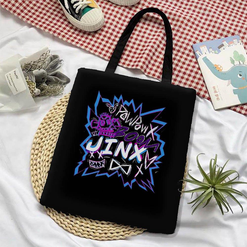 jinx tote bag