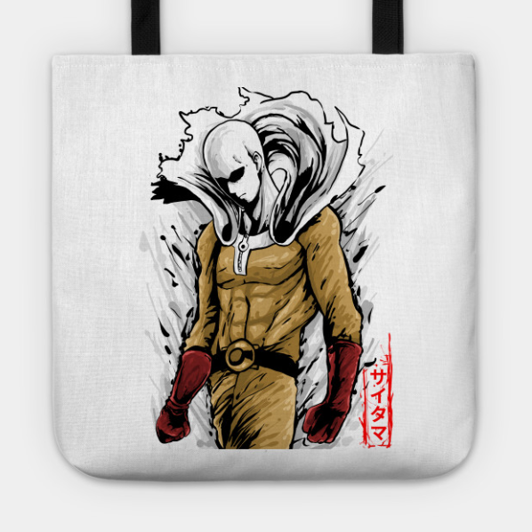 Saitama Tote Bag For Anime One Punch Man Fans