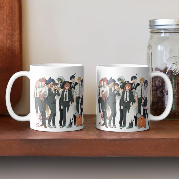 Chainsaw Man Mug | Denji Power Anime Coffee Cup