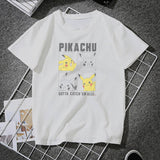 pikachu white tshirt