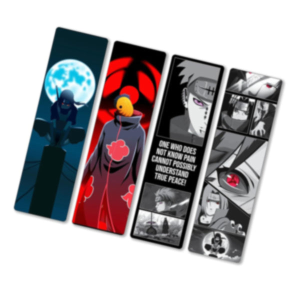 Naruto Anime Bookmarks Pack of 4