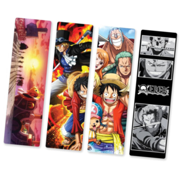 One Piece Anime Bookmarks Pack of 4